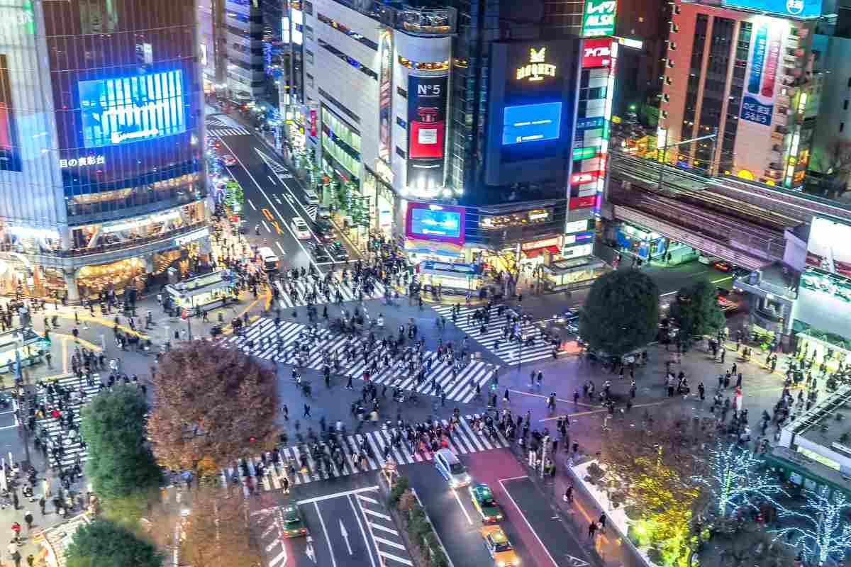 Shibuya Crossing a Tokyo